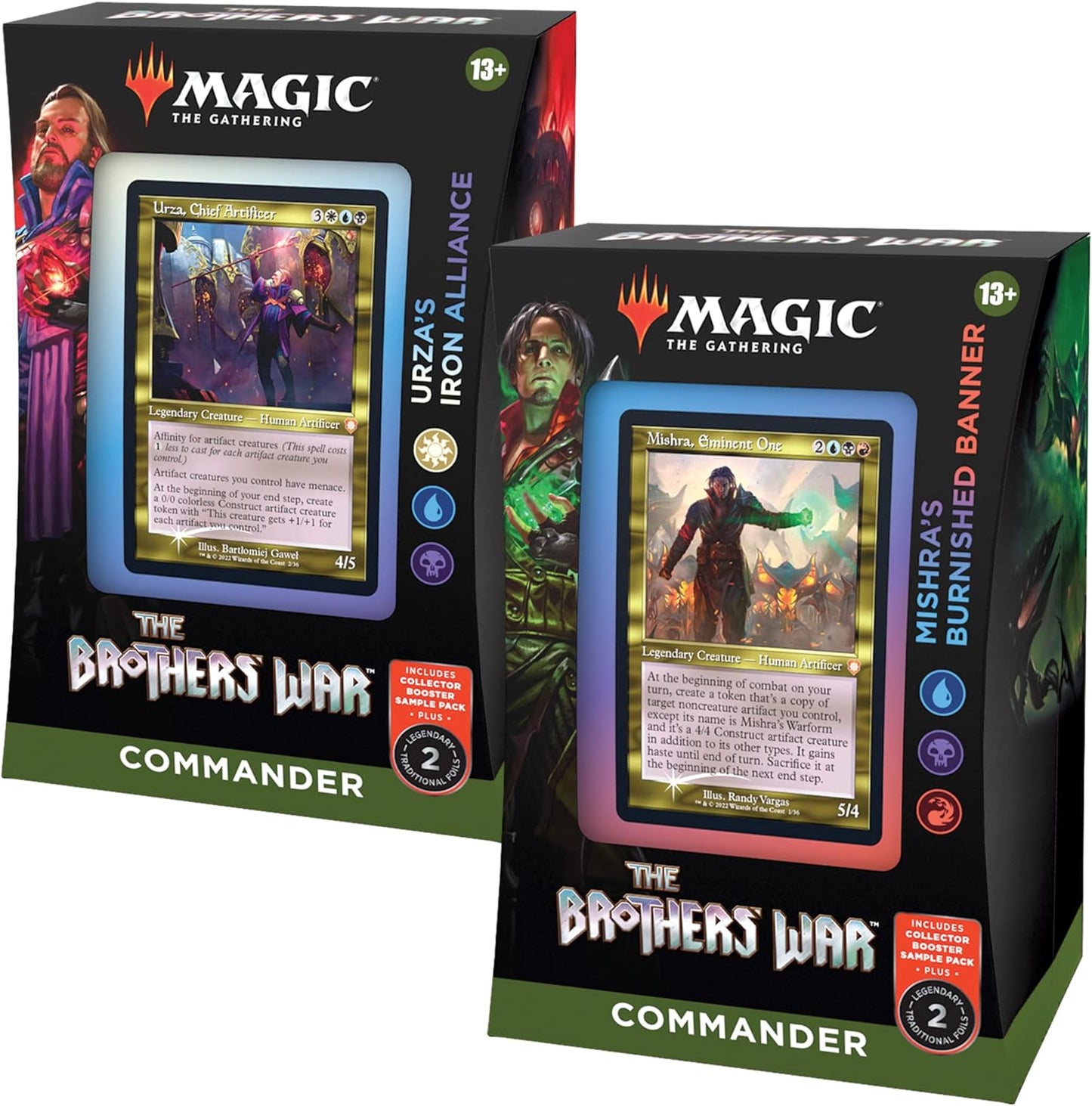 Magic: The Gathering The Brothers' War Commander Decks Bundle