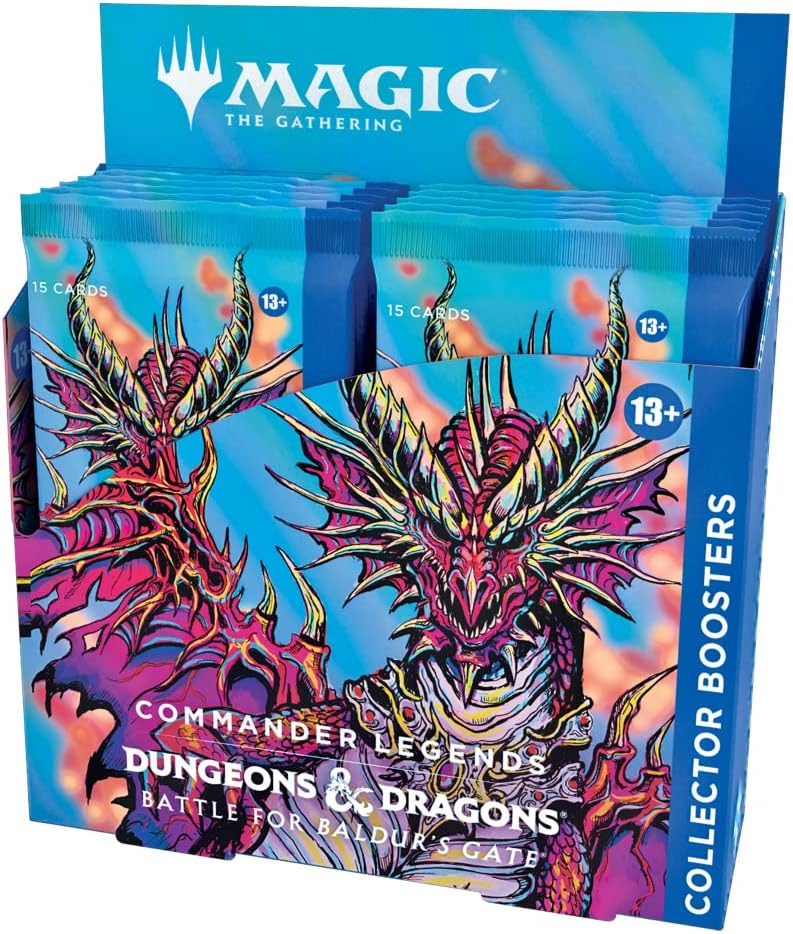 Magic: The Gathering Commander Legends: Battle for Baldur's Gate Collector Booster Box (12 Boosters Per Display)