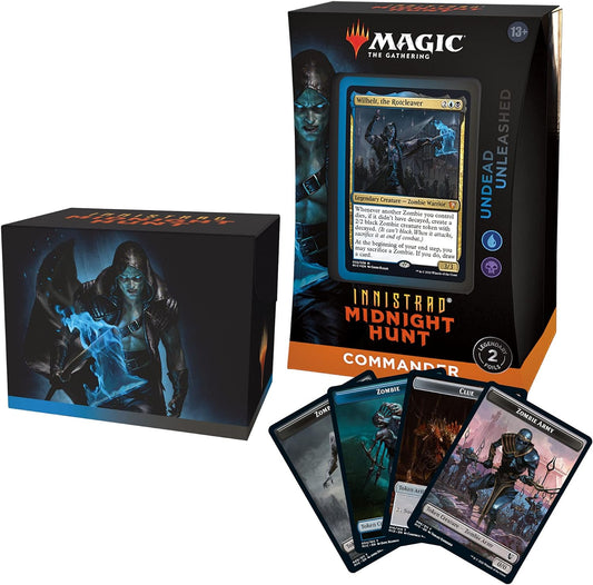 Magic: The Gathering Innistrad Midnight Hunt Commander Deck – Undead Unleashed (Blue-Black)