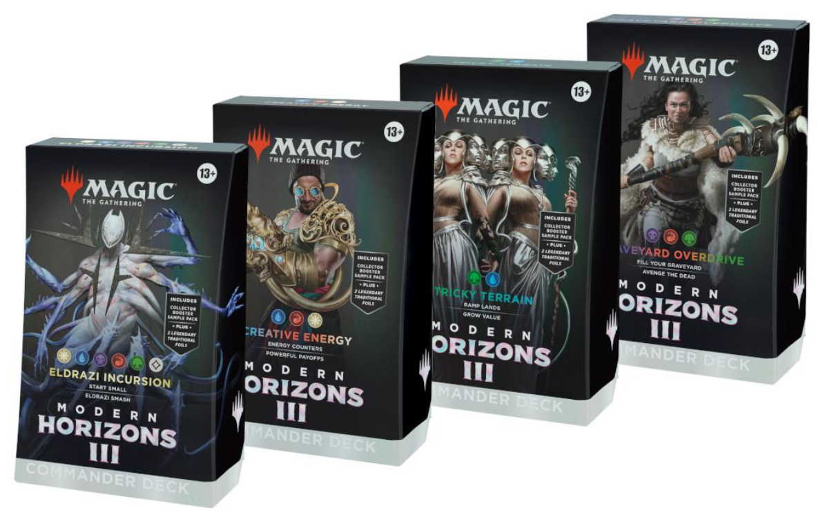 Magic: The Gathering Modern Horizons 3 Commander Deck - Set of Four