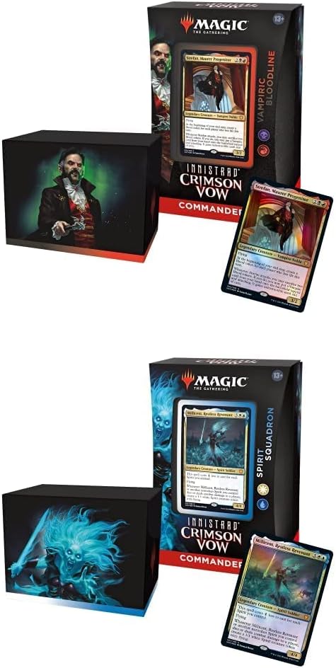 Magic: The Gathering Innistrad Crimson Vow Commander Deck Bundle