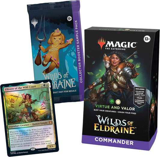 Magic: The Gathering Wilds of Eldraine Commander Deck - Virtue and Valor