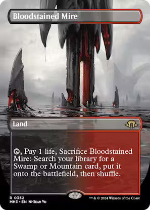 Modern Horizons 3 Variants: Bloodstained Mire (0352 - Borderless Non Foil)