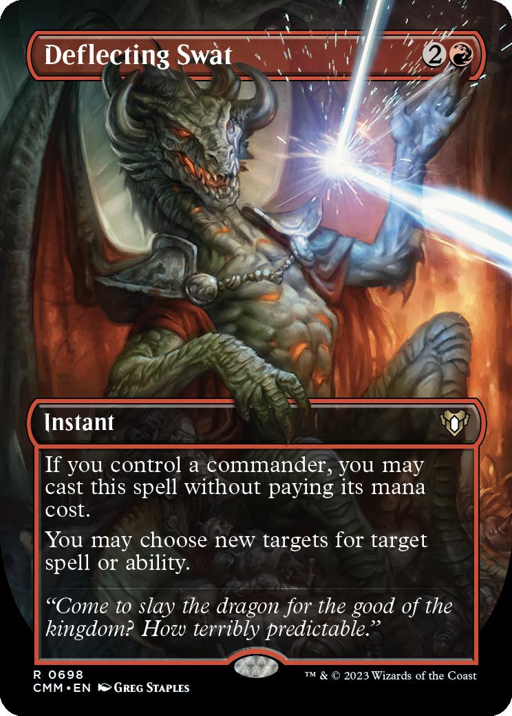 Commander Masters Variants: Deflecting Swat (Borderless Non Foil)