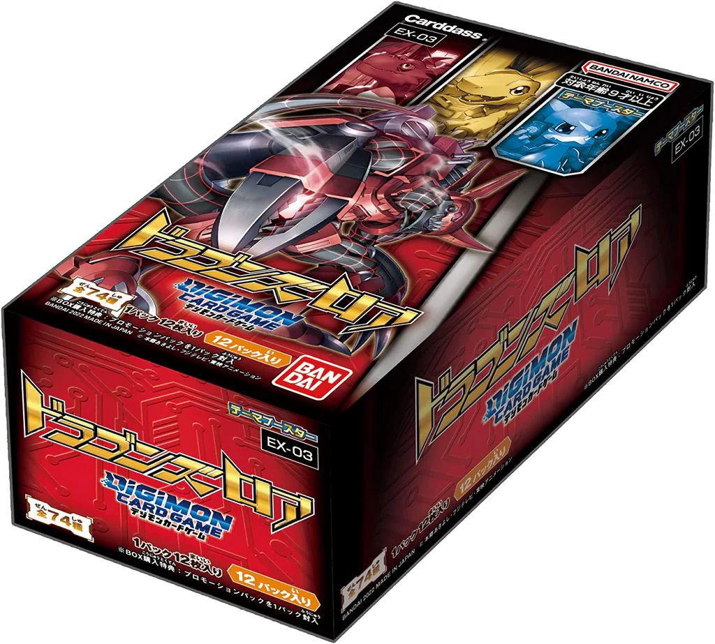 Digimon TCG Dragon's Roar Theme EX-03 BOOSTER BOX (Japanese)