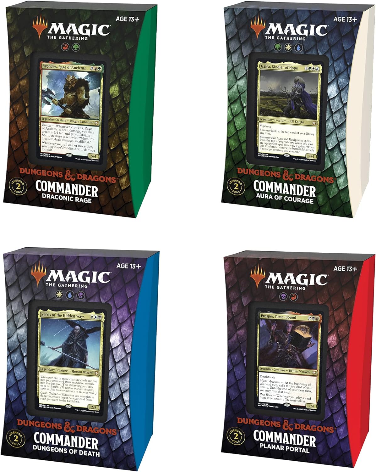 Magic: The Gathering Adventures in The Forgotten Realms Commander Deck Bundle