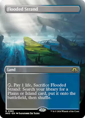 Modern Horizons 3 Variants: Flooded Strand (0353 - Borderless Non Foil)