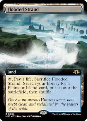 Modern Horizons 3 Variants: Flooded Strand (0464 - Extended Art Non Foil)