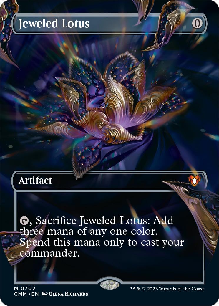 Commander Masters Variants: Jeweled Lotus (Borderless Non Foil)