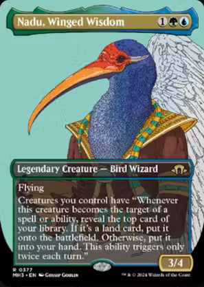 Modern Horizons 3 Variants: Nadu, Winged Wisdom (0377 - Borderless Non Foil)