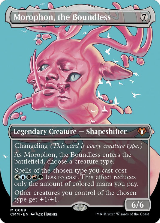 Commander Masters Variants: Morophon, the Boundless (Borderless Non Foil)