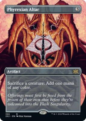 Double Masters 2022 Variants: Phyrexian Altar (Borderless Non Foil)