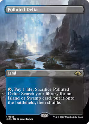 Modern Horizons 3 Variants: Polluted Delta (0356 - Borderless Non Foil)