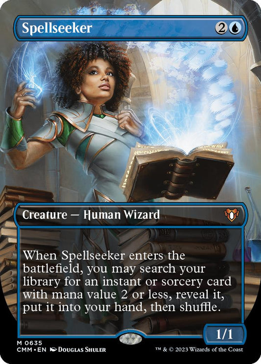 Commander Masters Variants: Spellseeker (Borderless Non Foil)