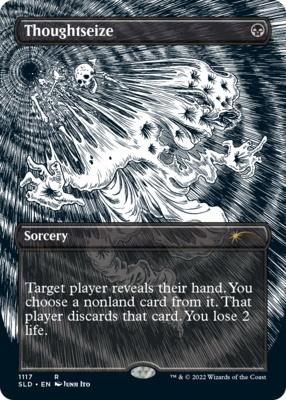 Secret Lair: Thoughtseize (1117 - Foil Etched)