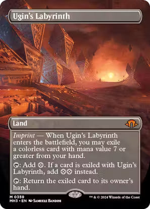 Modern Horizons 3 Variants: Ugin's Labyrinth (0359 - Borderless Non Foil)