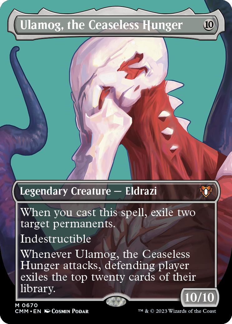 Commander Masters Variants: Ulamog, the Ceaseless Hunger (Borderless Non Foil)