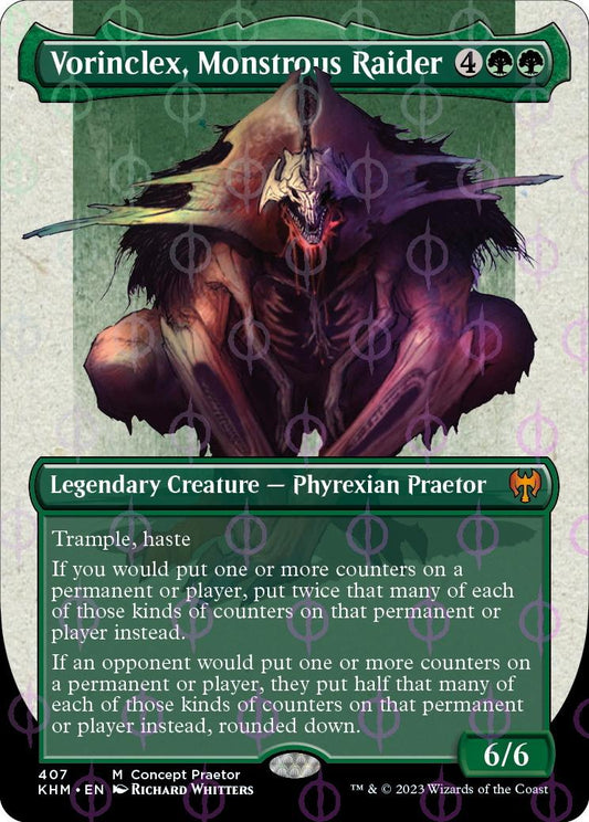 Kaldheim Variants Foil: Vorinclex, Monstrous Raider (407 - Step-and-compleat)