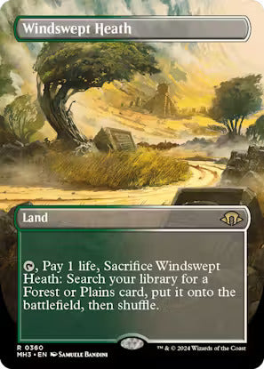 Modern Horizons 3 Variants: Windswept Heath (0360 - Borderless Non Foil)