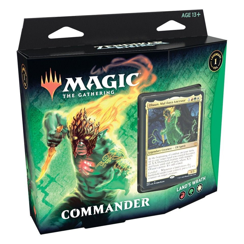 Magic: The Gathering Zendikar Rising Commander Deck – Land's Wrath