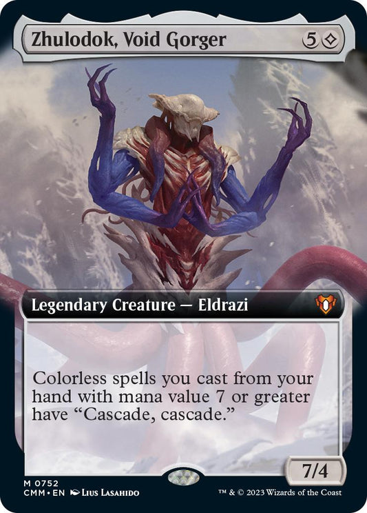 Commander Masters Variants: Zhulodok, Void Gorger (Extended Art Non Foil)